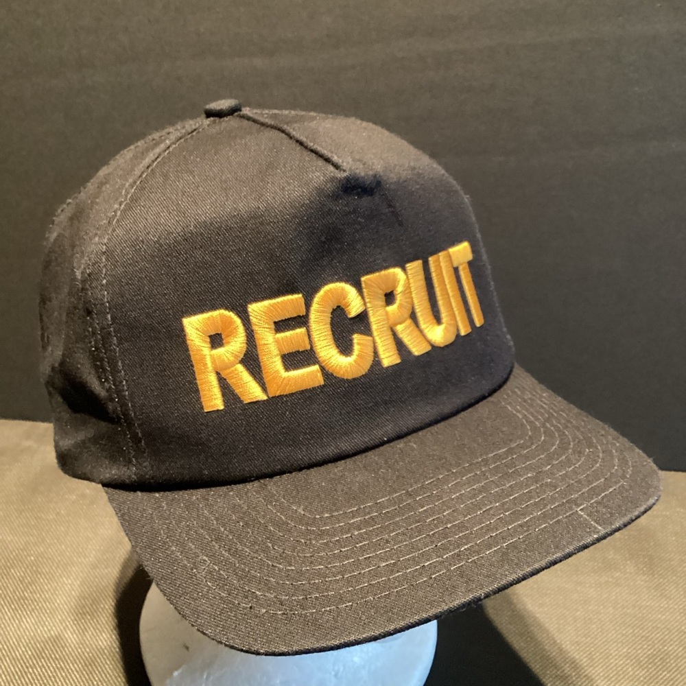 Vintage Made in USA Recruit SnapBack hand washed